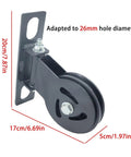 Heavy Duty Gym Cable Pulley With Detachable Rotation And Quiet Swivel Durable Fitness Pulley Attachment, steel construction