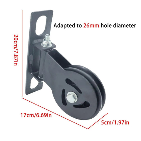 Heavy Duty Gym Cable Pulley With Detachable Rotation And Quiet Swivel Durable Fitness Pulley Attachment, steel construction