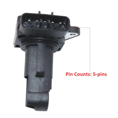 Toyota Mass Air Flow MAF Sensor Plug And Play With Easy Install Fits 2000-2009 4Runner, 2002-2006 Camry, 2001-2010 Highlander, 5-pin view