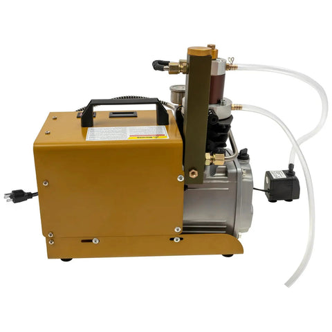 Portable PCP Air Compressor 30MPa High Pressure Air Pump With Digital Control. Durable Copper Motor For Scuba Tanks, Paintballs, Tire Inflation. Ideal For Divers And Industrial Testing. Heavy Duty Steel Shell Built To Last. Reliable Compression Power.