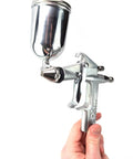 Slick Compact Spray Gun Airbrush Kit With A Hella Precise 0.5mm Nozzle and ergonomic handle for detail painting.