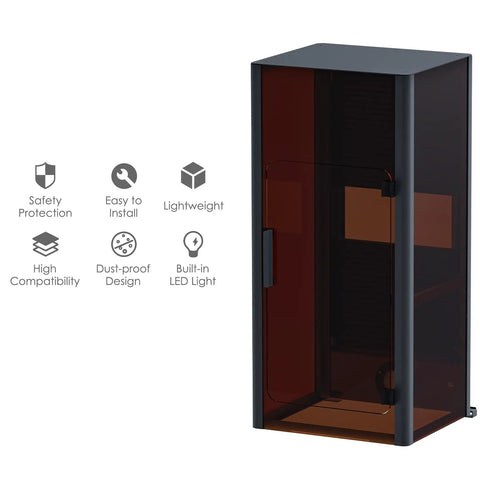 Durable Fiber Laser Enclosure Protective Cover For Safe Engraving 15.2 W By 29.6 Inches Built Tough Fireproof Dustproof Shield