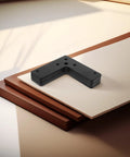 Heavy Duty L Shape Stainless Steel Corner Brackets Set Of 10 With Smooth Edges for frames and windows on layered boards