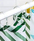 48 Pack C Shaped Shower Curtain Hooks Plastic Rings For Bathroom Rod Smooth Glide Shower Hooks No Fuss Easy Hang Durable Bath Curtain Accessories