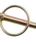 Beefy Four Pack 45mm Heavy Duty Linch Pin Locking Pin Kit M8 5 Sixteenth Inch for heavy machinery, Q235 carbon steel, side view