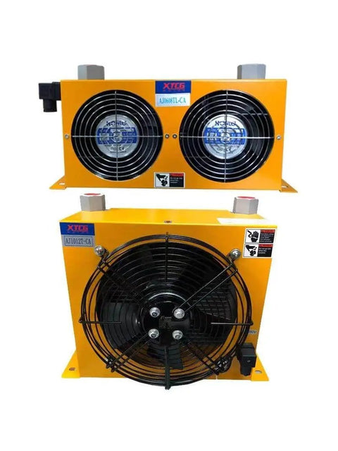 Beefed Up Hydraulic Oil Cooler For AJ AH0607T 0608TL 1012T 1417T 1490T Aluminum Air Cooled Heat Exchanger For Station Engineering Machinery AF1025 220V