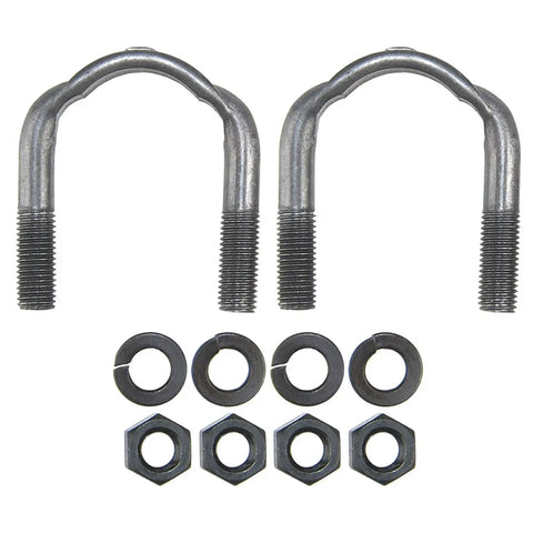 Ford Maverick Rear Universal Joint U-Bolt Kit OE Replacement With Hardware For 1970 1971 1972 1973 1974 1975 1976 1977 Beefy, Durable U-Bolt Assembly For Reliable Drivetrain Performance PC-188479, with U-bolts, washers, and nuts