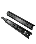 Heavy Duty Full Extension Bottom Mounted Cabinet Drawer Slides One Pair Concealed Ball Bearings Glides Smooth As Silk for dressers.