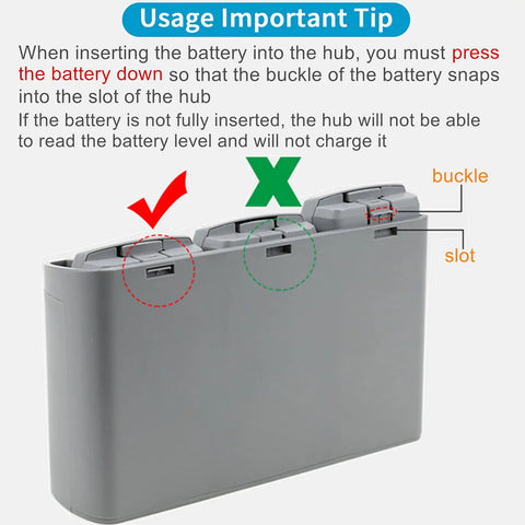 Two Way LCD Battery Charging Hub For DJI Mini 4K, 2, SE, And 2 SE Drones Check Battery Level Charge Three Batteries Image