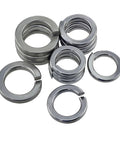 Lock Washers Assortment Kit 304 Stainless Steel M1.6 To M12 With Gasket Ring Cushion Split Spring Washers For Auto And Gearhead Projects Easy Install No Tools Needed 30 Pcs Pack For M12, assorted stainless steel split washers