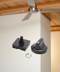 Four Position Three Speed Ceiling Fan Rotary Switch With Button Off Control Wall Mounted Fan Speed Governor Isolator