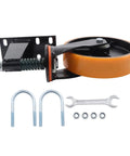 Tough As Nails 8 Inch Gate Wheels With Silky Smooth PU Casters and Heavy Duty Steel Cores for metal tube fences, includes bolts and wrench.