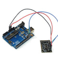 All In One 10DOF IMU For Makers With Accelerometer Gyroscope Magnetometer And Barometric Altitude Sensor For Raspberry Pi Arduino Teensy ESP8266 Includes BMP388 Temperature Sensor And QWIIC Connector connected to Arduino Uno board