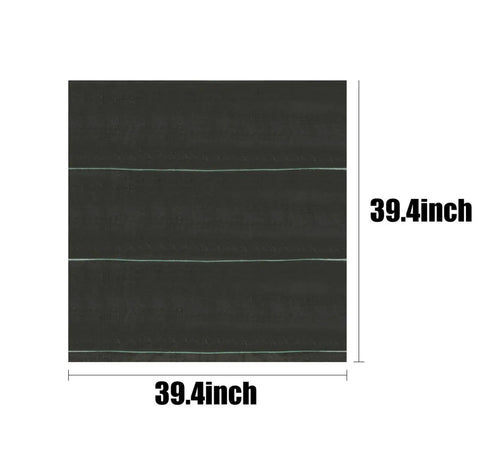 Heavy Duty Garden Weed Barrier Landscape Fabric 3ft By 3ft Ground Cover Mat For Outdoor Gardens Courtyards And Flower Beds