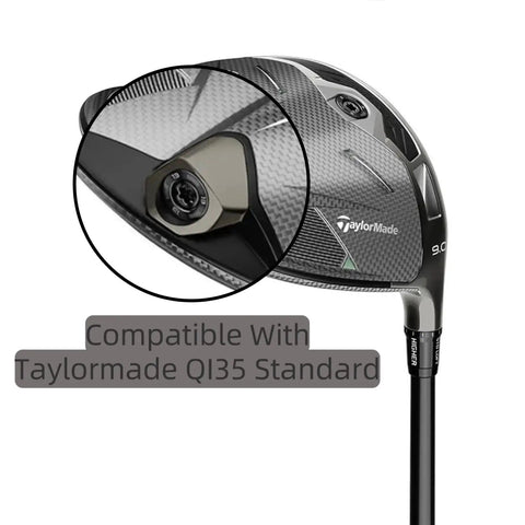 Premium Adjustable Tungsten Golf Driver Weights Custom M4 Thread Spin And Trajectory Control Screws with TaylorMade 9.0 head detail.