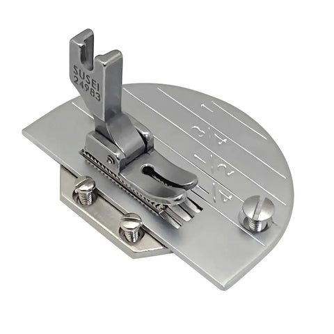 All In One 31 Piece Sewing Machine Spare Parts Kit With Presser Feet Bobbins Case Scissors Tweezers Magnetic Seam Guide For Most Industrial Single Needle Machines Compatible With Juki DDL 5550 Brother B737 Consew 230, metal presser foot