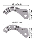 Adjustable Bike Derailleur Gauge For 12 Speed Electronic Drivetrains with measurements and alloy construction for durable precise tuning