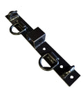 Compact Tractor Bolt On Chain Hooks D Rings Receiver And Trailer Hitch Universal Black Powder Coated For John Deere And Kubota Towing