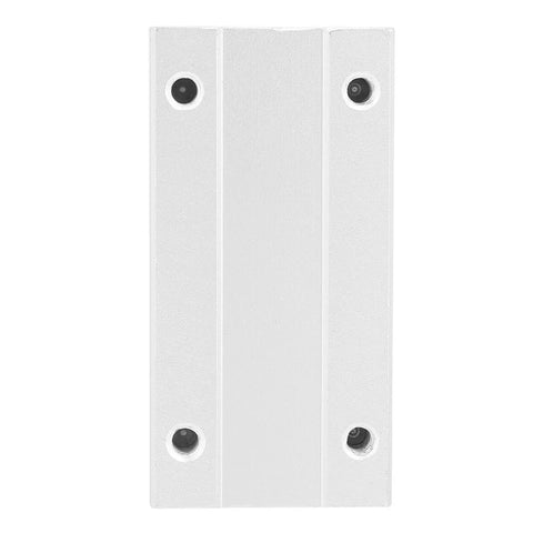 Precision Long Rail Linear Motion Ball Bearing Aluminum Alloy Slide Block Guide Kit For 3D Printers front view of sturdy aluminum frame.
