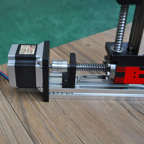 Kickass Xy Linear Motion Stage Featuring 500Mm X And 300Mm Y Stroke Ball Screw Guide Table with NEMA 23 motor and ball screw.