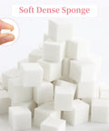 500 Piece Mini Nail Sponges Kit With Pickup Tool And Storage Box For Ombre Gradient Nail Art Gel Polish Blending Sponge Cubes