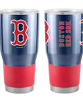 Official Boston Red Sox Alternate Style Stainless Steel Vacuum Insulated Tumbler Holds 30oz with lid and red textured grip
