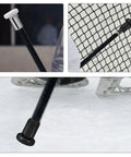 Top Tier Hockey Stick End Caps Kit 2 Pieces White Abs Plastic Protectors For Ice And Field Hockey Great Grip Boost Control Super Easy Install Durable Tips, black and white stick tips on ice