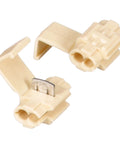 Moisture Resistant Self Stripping Electrical Tap IDC For Quick Plug And Splice In Auto Marine RV Wiring White Pack Of 500