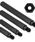 4 sizes of 8 Inch Hex Shank Core Drill Bit Extension Adapter With 1-1/4-7 UNC Thread Beefy 42Cr4 Steel Extension Rods
