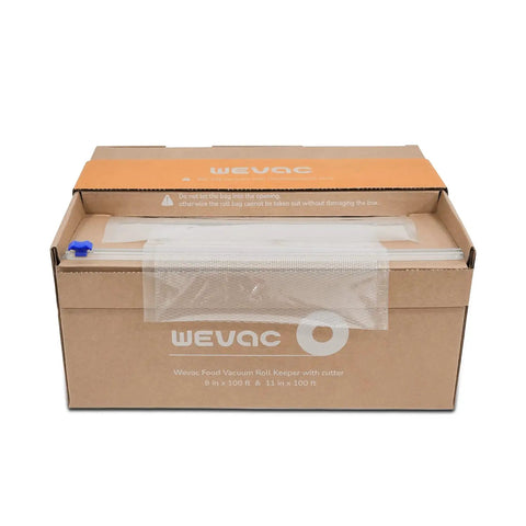 Heavy Duty Vacuum Sealer Bags For Food Storage 8X100 And 11X100 Foot Rolls With Trimmer Box Tough Puncture Resistant Film That Locks Down Freshness And Keeps Your Meal Prep Game Strong