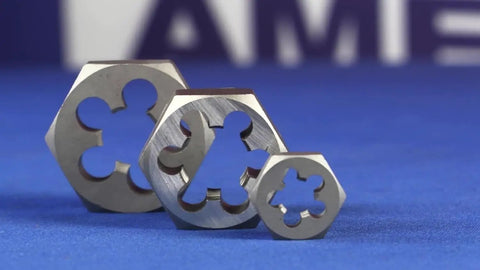 M14 X 1.5 Carbon Steel Hex Rethreading Die Right Hand Cut For Dressing Damaged Threads No Special Holder Required Heavy Duty