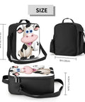 Ultimate Kickass Insulated Lunch Bag For Guys And Gals Featuring Hella Tough Leak Proof Peva Lining Heavy Duty Cooler Tote, 10.5x8x4.5 inches.