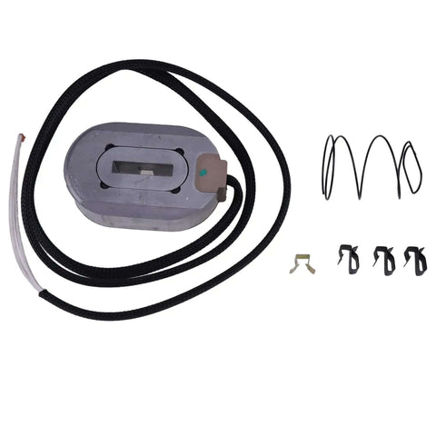Two Pack Electric Trailer Brake Magnet Kit For 9K And 10K Trailer Axles, Twelve And A Quarter Inch By Three Eighths Inch, Heavy Duty Magnetic Brakes Replacement, Includes Two Sets, Model 21026 components.