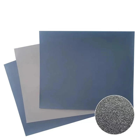 10 Pcs Assorted Wet Dry Sandpaper Sheets 280X230mm in various colors, ideal for wood, metal, and glass polishing.