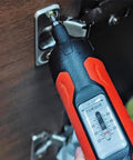 Premium 1/4 Inch Drive Preset Torque Screwdriver Set Adjustable 10-65 In-Lbs Click being used on a screw for precision repairs.