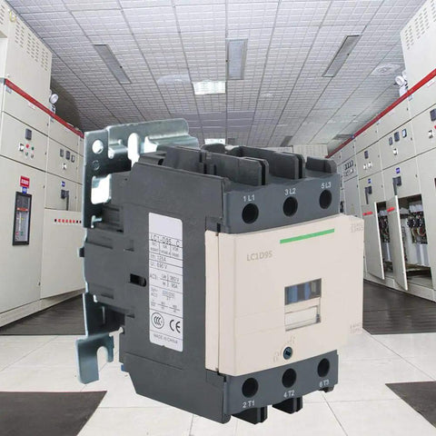 Heavy Duty 380V 95A 3 Pole AC Contactor With Coil For Power Engineering, industrial grade electric switch in control room