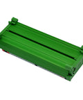 Pro Grade Industrial Terminal Block Breakout Board For Microcontrollers On DIN Rail Mount, green housing side view