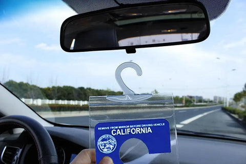 Ultra Transparent Handicap Parking Placard Holder With Large Hanger Clear Protective Cover For Disabled Permits 2 Pack
