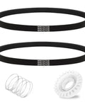 Ultimate Washing Machine Repair Kit With Clutch, Washer Spring And Drive Belts For GE And Hotpoint Models includes belt WH01X27538