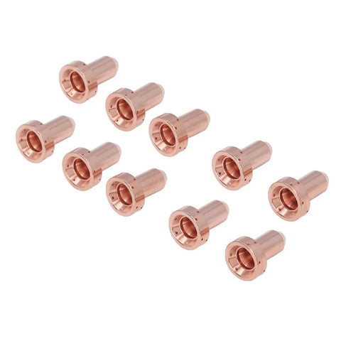 Pack of 10 brass plasma cutting torch nozzles 9 8211 for SL60 SL100 60A replacement pro grade brass tip