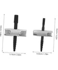 Premium Alloy Steel Grease Fitting Installation Tool Kit With Ergonomic Hand Press Zerk Push In Installer, 8.6cm tool pair