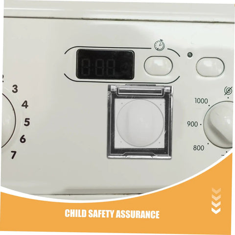 26mm Round Power Button Cover With Double Sided Adhesive No Fuss Dustproof Guard for washing machine control panel.