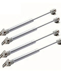 Four Pack Gas Spring Hinges With 100N Lift Support For Cabinet Doors Metal And Plastic Hydraulic Shocks Soft Close Action