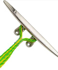 Elastic Dock Line With Metal Hook And Loop Ends 48 Inches for kayak canoe and small boat mooring on metal cleat
