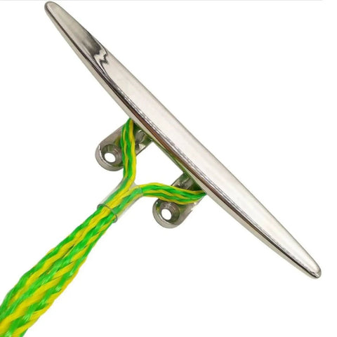 Elastic Dock Line With Metal Hook And Loop Ends 48 Inches for kayak canoe and small boat mooring on metal cleat