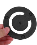 Hand holding a round black rubber seal, part of a 3 Pack Round Rubber Seals for Well Pump Check Valve Weatherproof Replacement Gaskets.