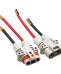 Hella Reliable 120A 1200V Waterproof Male Female Power Connector Set Heavy Duty Plug And Play Adapter for outdoor use.