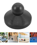 Heavy Duty 2 Pack Patio Umbrella End Cap Replacement Kit With Black Plastic Finial Caps And Secure Fasteners For Garden Parasols Plus Weatherproof Sturdy Easy Install Market Umbrella Tips, black plastic cap