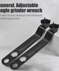 Heavy Duty Angle Grinder Wrench Tool Built Like A Tank With Thickened Four Claws Designed To Grip Locknuts for easy adjustments.