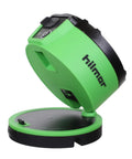 Mini Rechargeable Spotlight With Magnetic Base and Dual Power Modes in green, shown partially open